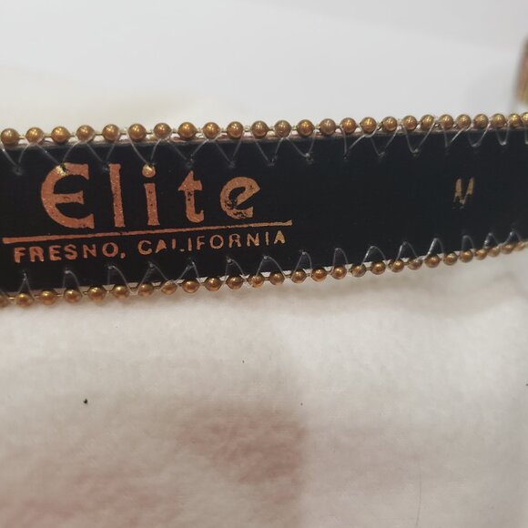 Elite Fresno California Women's Belt Vintage Size M Textured Made in USA Woven - Picture 5 of 8